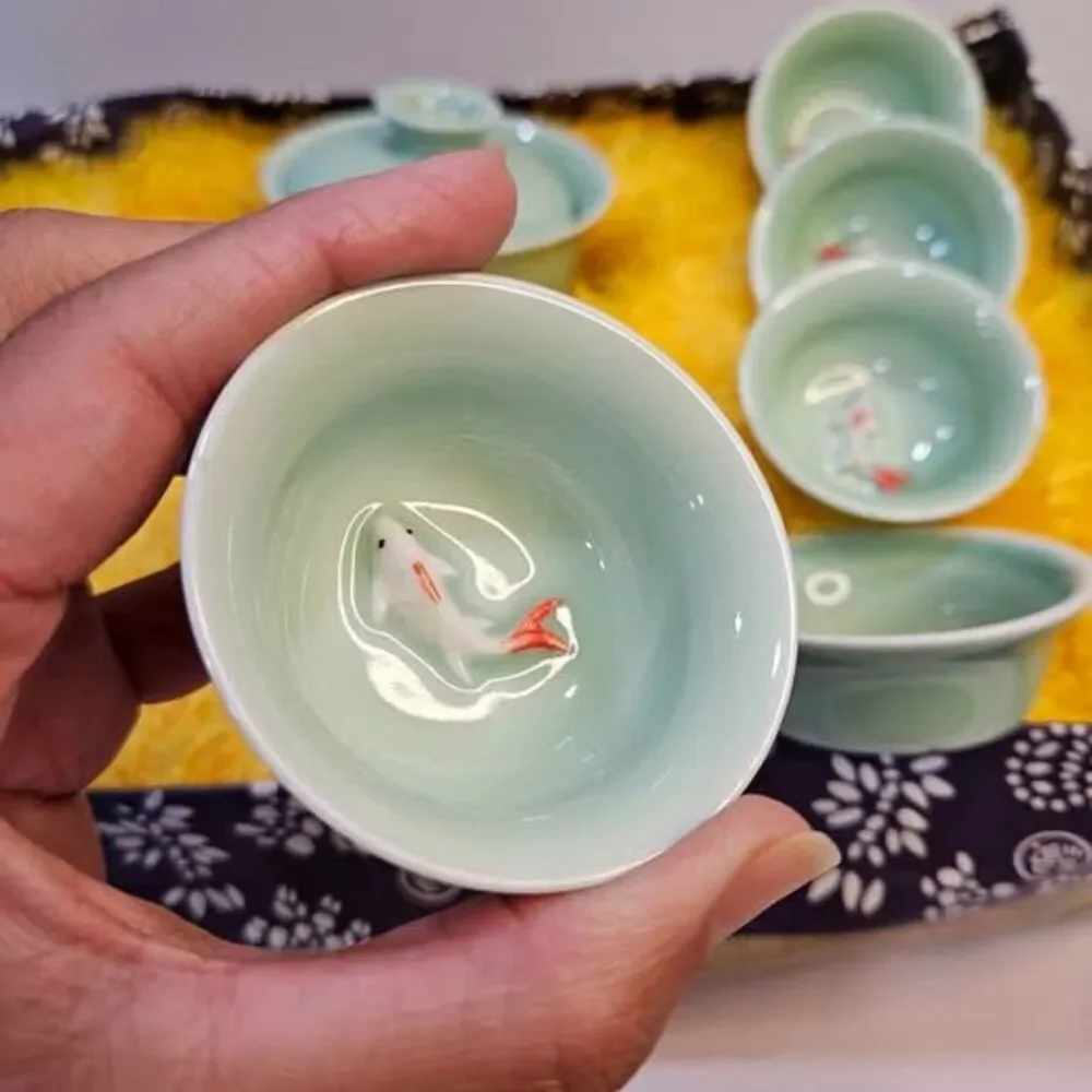 Celadon Ceramic Tea Set